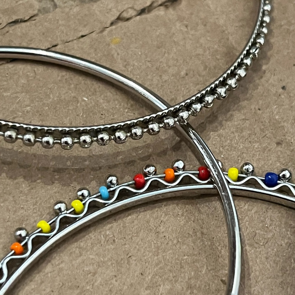 Colorful Bangle Set 10 Bangles , Native American … - image 8